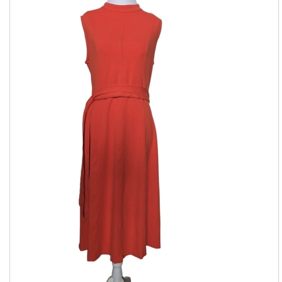 BODEN Vibrant Red Midi Dress.Size 10R - Picture 2 of 12